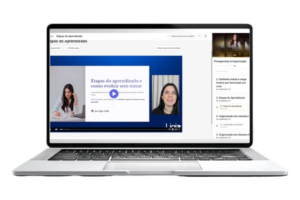 Aula estratégica sobre etapas do aprendizado